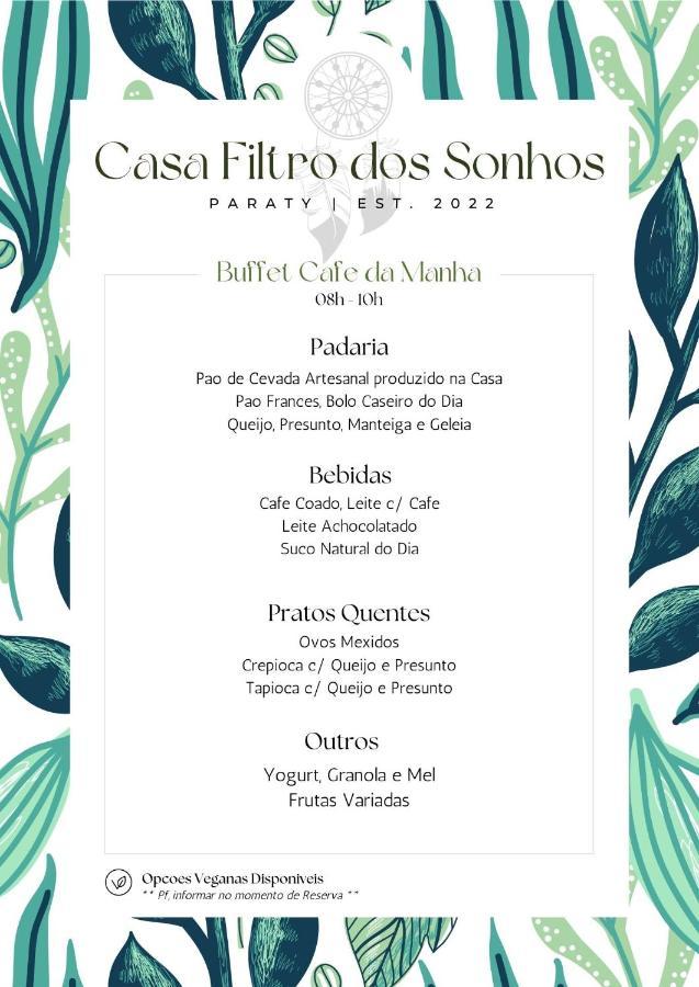 Casa Filtro Dos Sonhos Appartamento Parati Esterno foto